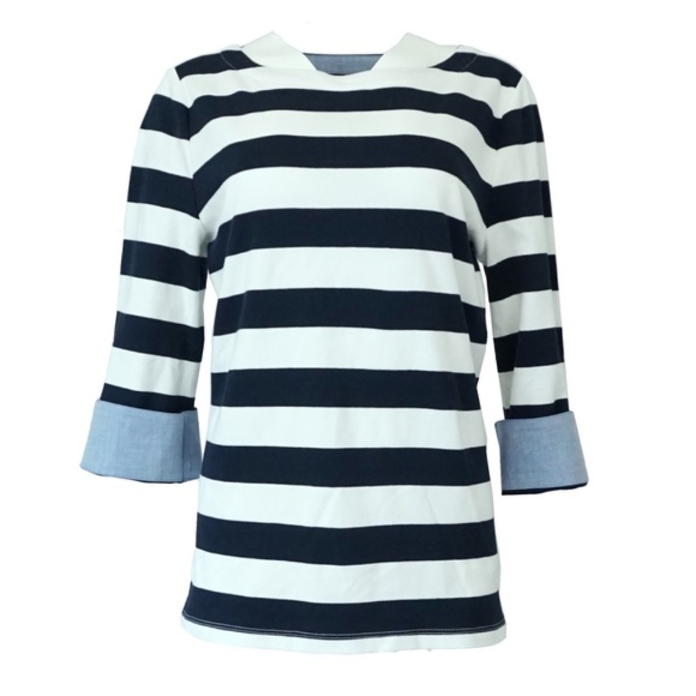 Nautica Women’s Chambray Casual Blouse NWT
